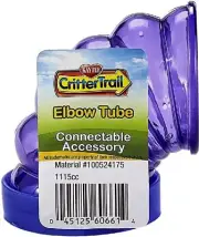 Small Pet, Kaytee Crittertrail Fun-Nel Tube - Elbow (4" Long x 2" Diameter))