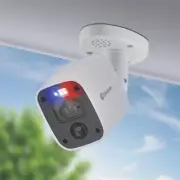Swann PRO-4KMQB 4K Bullet Enforcer Analog CCTV Camera w Siren and Mic RRP $149