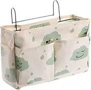 Hanging Storage Organiser Bag，Multi-Function Bedside Hanging Storage Bag Organiser Pocket/Basket Bedside Organizer Pocket Pockets Baskets Caddy Organiser for Bed Rails,Sofa,School Dorm Room Bunk Bed