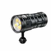 Dive Light Underwater Photography 39000 Lumens Bright Diving Flashlight 100M Waterproof Video Type C Charging Submersible Scuba Adventure Gear