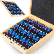 TAIWAIN Router Bits Sets 1/4 Inch Shank, 37 PCS Door&Drawer Front Edging Bits...