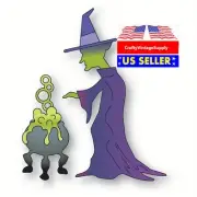 Halloween witch brewing potion metal craft die cut cutting