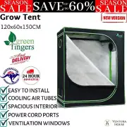 Greenfingers Grow Tent Kit Hydroponic 600D Oxford Plant Room System 120x60x150CM