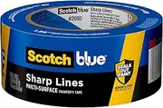 ScotchBlue 2093EL-48E Trim + BaseBoards Painter's Tape, 47.7mm x 54.8m, Blue