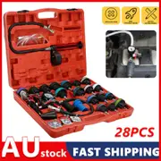 28Pcs Universal Radiator Pressure Tester Vacuum Type Cooling System Refill Kit