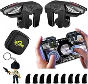 PUBG Mobile Triggers 13 in 1 Combo, 4 Gaming Triggers Mobile Phone Game Controller for PUBG/Knives Out/Call of Duty/Rules of Survival, Aim & Fire Trigger for iPhone & Android Phone (Boy)