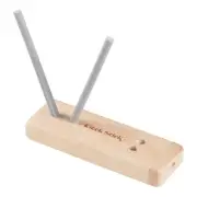 Lansky 4-Rod Turn Box Hardwood Ceramic Knife Sharpener Medium & Fine Grit #LCD5D