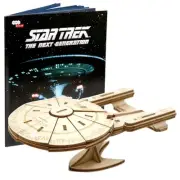 Star Trek The Next Generation Enterprise 3D Wood Puzzle Model Figure Kit (50 ...