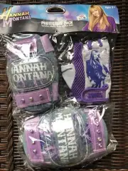 NEW Disney Hannah Montana Protection Pack Gloves Knee Elbow Pads Miley Cyrus 08