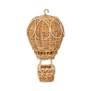 Juliska Provence Rattan Whitewash Small Hot Air Balloon Basket