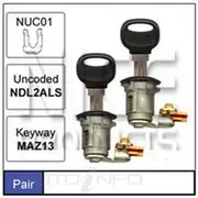 Nice Door Lock Barrel - Pair, NDL22A