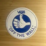 VANS “ OFF THE WALL “ 4 X 4” Sticker /Decal