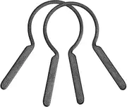 Neewer® Rubber-Coated Metal Camera Lens Filter Remover Wrench Set Kit(Package of Two), Fit 77-82mm Lens Thread for Canon,Nikon,Sony,Pentax,Fujifilm,Olympus,Panasonic and Other DSLR Cameras