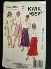 3195 Kwik Sew Misses SKIRT Sewing Pattern Sizes XS-XL New Uncut