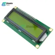 162 16x2 1602 Character LCD Display Module HD44780 Controller Yellow Blacklight