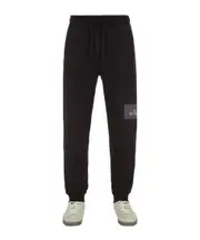 Draw-cord strap sweatpants XL black