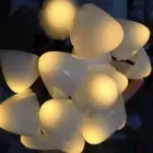 Solar LED Outdoor Mushroom Light String IP44 Outdoor Light Strip Suitable for Ch