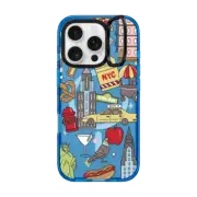 iPhone 16 Pro Impact Ring Stand Case MagSafe Compatible New York by Megan McKean