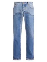 $1,290.00 Balmain Jeans Limited Edition Patchwork Denim US 33, Made in Italy