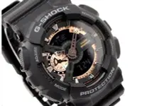 在飛比找Yahoo奇摩拍賣-7-11運費0元優惠優惠-【金台鐘錶】CASIO卡西歐 G-SHOCK 黑玫瑰金 橡膠