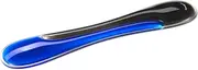 Kensington Slim Duo Gel Wrist Rest for Low Profile Keyboard, Wrist Pad for Keyboard, Ergonomic Wrist Pad for Computer, Non-Skid Computer Pad with Wrist Support, Blue K62441WW, 19" x 3.7"x 0.7”