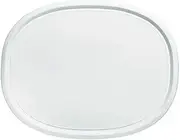 [CorningWare] French White 1.5 Quart Oval Plastic Lid Cover