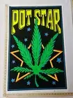 Original 2002 Pot Star Marijuana Leaf #1796 Blacklight Poster 23"x35" Scorpio
