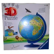 New in Box Ravensburger 3D Puzzle Globe with Rotating Base