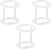 HEMOTON 3pcs Silicone Sealing Ring for Ice Cream Machine Rubber Sealed Gasket Tube Ice Cream Machine Spare Part for Soft Serve Maker