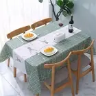 PVC Tablecloths,55x70 inches Waterproof Oil Wipeable Table Cloth,Checkered Table