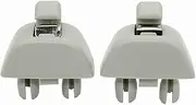 KPSTED 2pcs Gray Sun Visor Clip Hook,Fit For VW,Fit For Passat, Polo Up Citigo Rapid 2012-2015 Fit For SEAT, MII Support Retainer Car Sun Visor Fastener