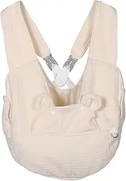 Pet Backpack Backpack Carrier for Small Dogs Puppy Carrier Purse Pet Travel Bag Cat Carrying Bag Cat Swaddle Beige Cotton