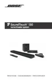 Bose SoundTouch 130 Home Theater System Owners Manual User Guide Instructions