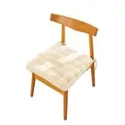 Seat Chair Cushion Breathable Decor Plush Texture Stool Cushion Non-slip