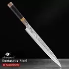 Supreme Sashimi Knife 33 Layers Damascus Steel VG10 Core Wood Handle Sushi Tuna