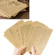 57PCS Vintage Scrapbook Paper Unique Old Book Series Background Craft Papers
