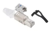 CRESTRON DM-CONN-ULTRA-PLUG-20, PN 6511276-Box of 16 Shielded CAT6a RJ NEW