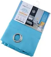Leona Co Partial Block Out Curtains 137cm Wide x 213cm Long - Thermal Insulation Window Treatment Rod Pocket Curtain Panels for Kitchen, Bedroom and Living Room (Random Color)