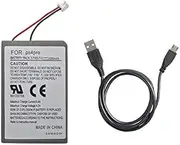 OSTENT 3.7V 1000mAh Rechargeable Li-ion Battery Pack Replacement for Sony PS4 Pro Slim Bluetooth Wireless Dual Shock Controller Second Generation CUH-ZCT2 or CUH-ZCT2U New 2016 Version