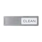 Clean Dirty Dishwasher Magnet Easy-to-Slide Strong Magnet Sign Kitchen Clean Dirty Sign for Home Restaurants Dishwasher Silver