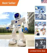 Smart Robots for Kids, Large Programmable Interactive RC Robot with Voice Con...