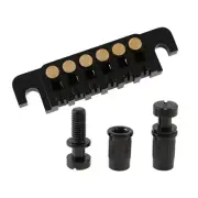 Guitar Bridge Tailpiece TP 6 Style Vintage 70's Bridge Tailpiece for LP Black