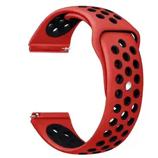 S-Watch CK29/CK30智慧手表表帶 硅膠 雙色 透氣 v watch 智慧手表表帶 手環帶 穿戴配件-台北之家