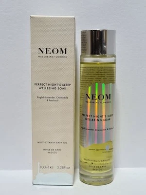 NEOM Perfect Night's Sleep Wellbeing Soak Multi-vitamin Bath Oil 100ml Clearance
