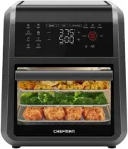 Chefman 12-Quart 6-in-1 Air Fryer Oven with Digital Timer, 12 Quart, Black