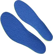 NIYANGLE 1Pair Foaming Shoe Inserts Shock Absorbing Insoles with Massage Particles Comfortable Foot Relief for Daily Walks and Strenuous Exercise