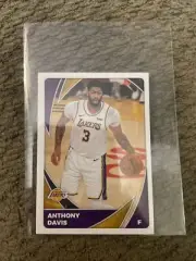 2020-21 NBA Sticker and Card Base Sticker #370 Anthony Davis