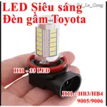 超亮 LED 燈泡 H11 豐田車底燈前保險槓 HB3 HB4 9005 9006 汽車 INNOVA VIOS FOR