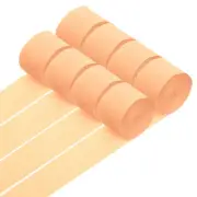 8 Rolls Crepe Paper Streamers 656ft Rainbow Streamers, Apricot