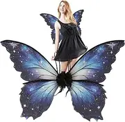 Fairy Wings for Girls - Roleplay Butterfly Costume,Cosplay Fairy Wings for Girls, Halloween Butterfly Costumes, Dress-up Cosplay Wing